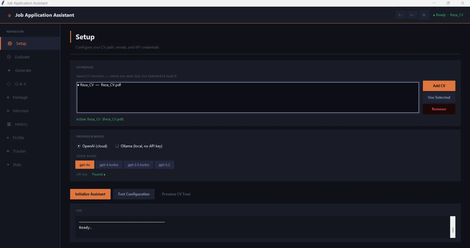 Job Application Assistant LLM